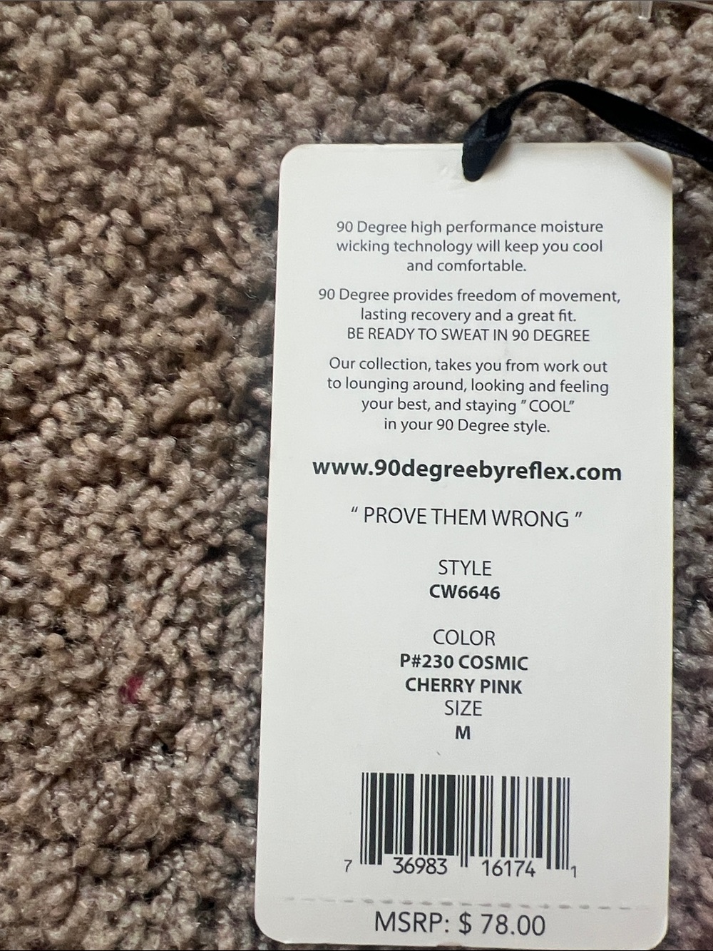 90 Degree By Reflex women’s Bright Multicolor Capri Leggings Size Medium - Picture 5 of 5